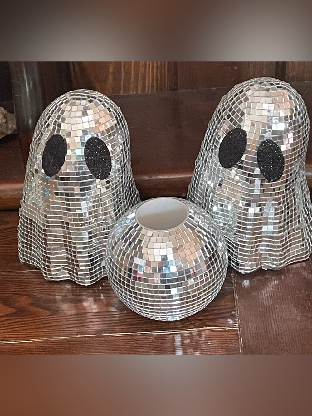 Silver Disco Ghost Party Decor Set - Home Party Supplies